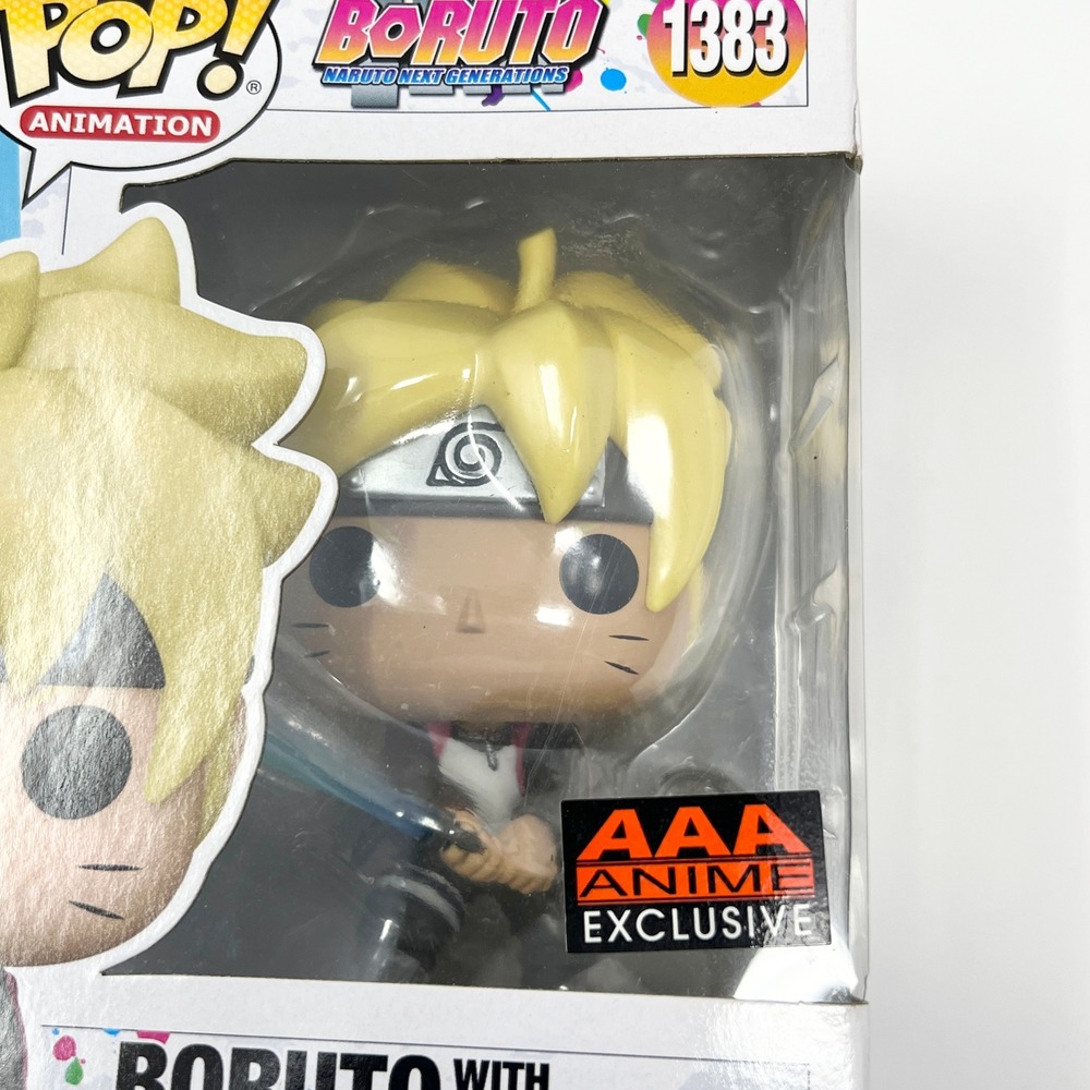 Funko Pop Boruto with Chakra Blade 1383 AAA Anime Exclusive Naruto Next Gen